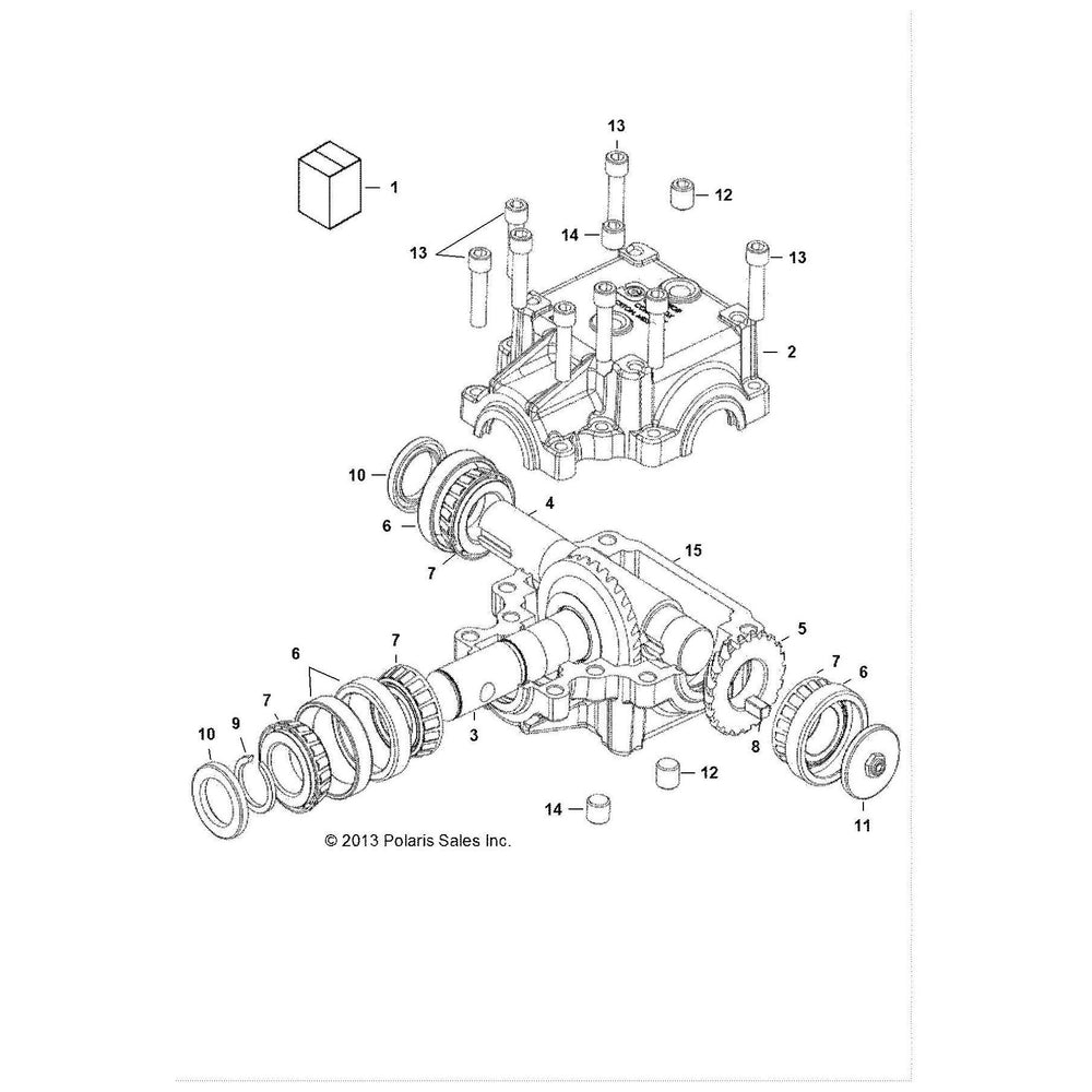 Polaris Off Road SHAFT, OUTPUT, Genuine OEM Part 3120296, Qty 1