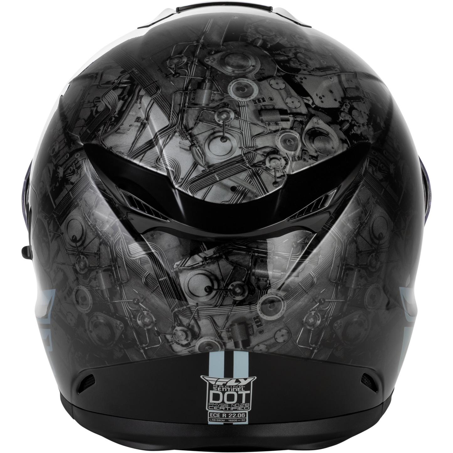 Sentinel Mech Helmet Black/Grey/Red Md