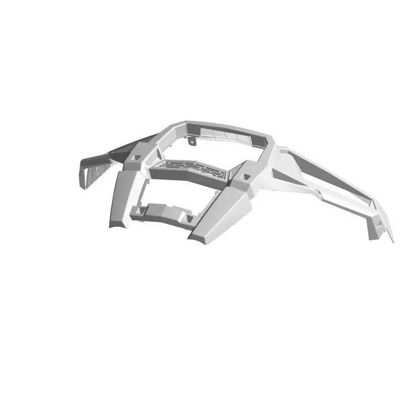 Polaris Front Fascia, Black, Genuine OEM Part 5439786-070, Qty 1