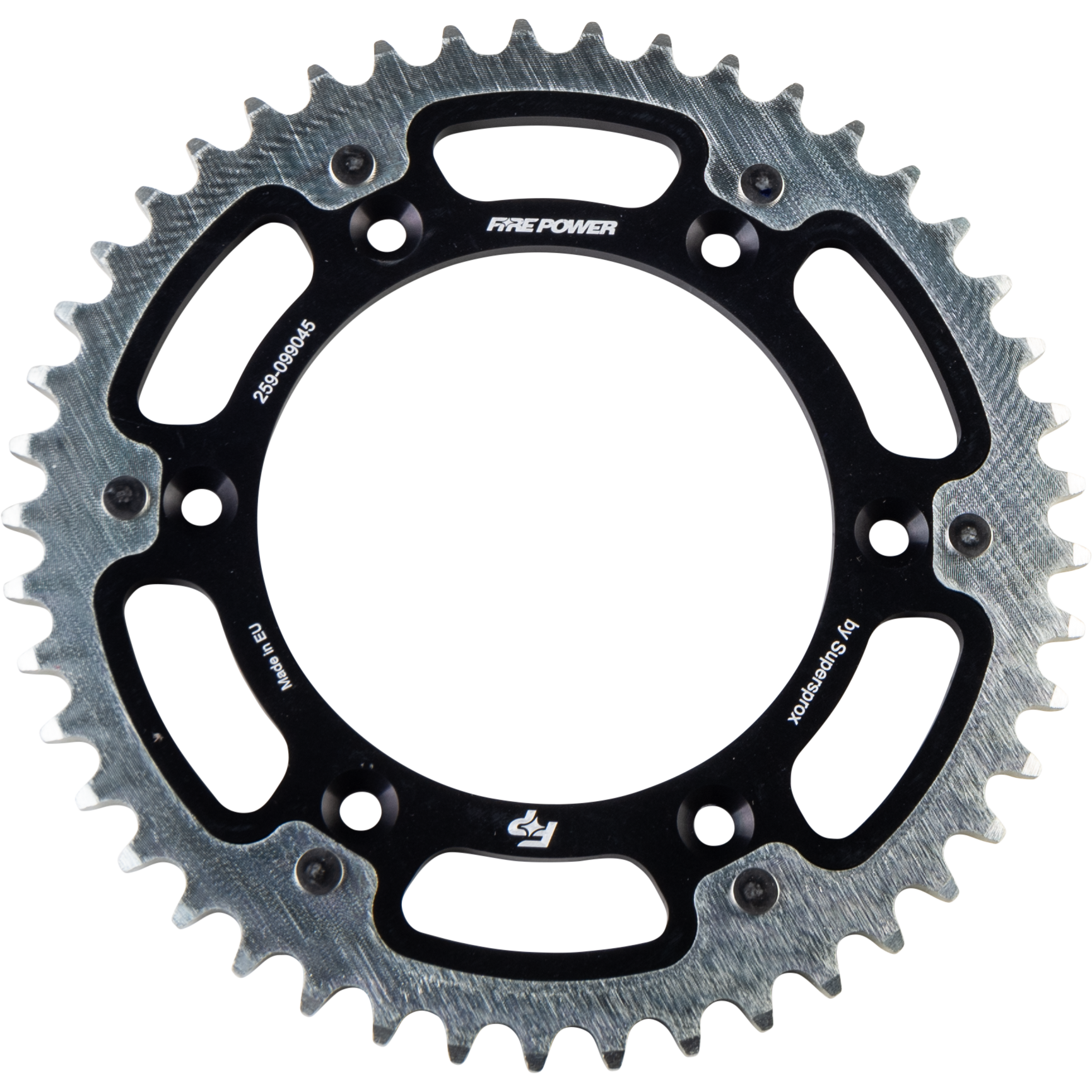 Rear Sprocket Hybrid 45t Blk/Sil