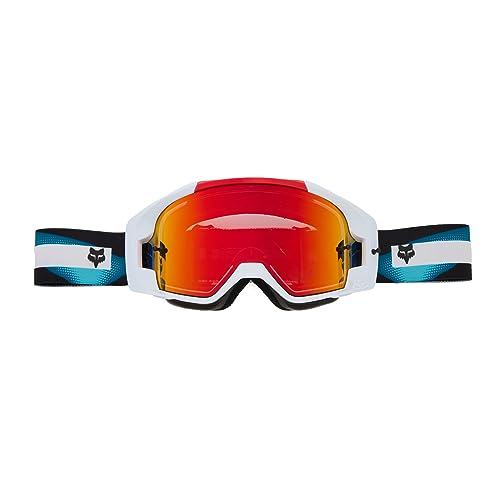 Fox Racing VUE MOTOCROSS GOGGLE, WITHERED BLACK/WHITE - SPARK MIRRORED LENS