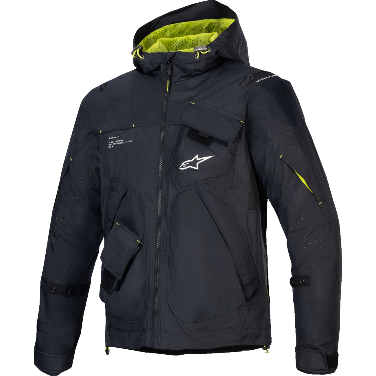 ALPINESTARS Mogress Air Jacket - Black/Lime Punch/White - 2XL 3301625-1484-2XL