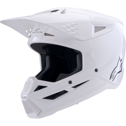 ALPINESTARS SM3 Helmet - Solid - Gloss White - 2XL 8300326-2180-XXL