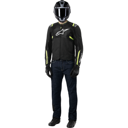 ALPINESTARS T-SPS Air v2 Jacket - Black/Yellow Fluo - 4XL 3301025-155-4XL