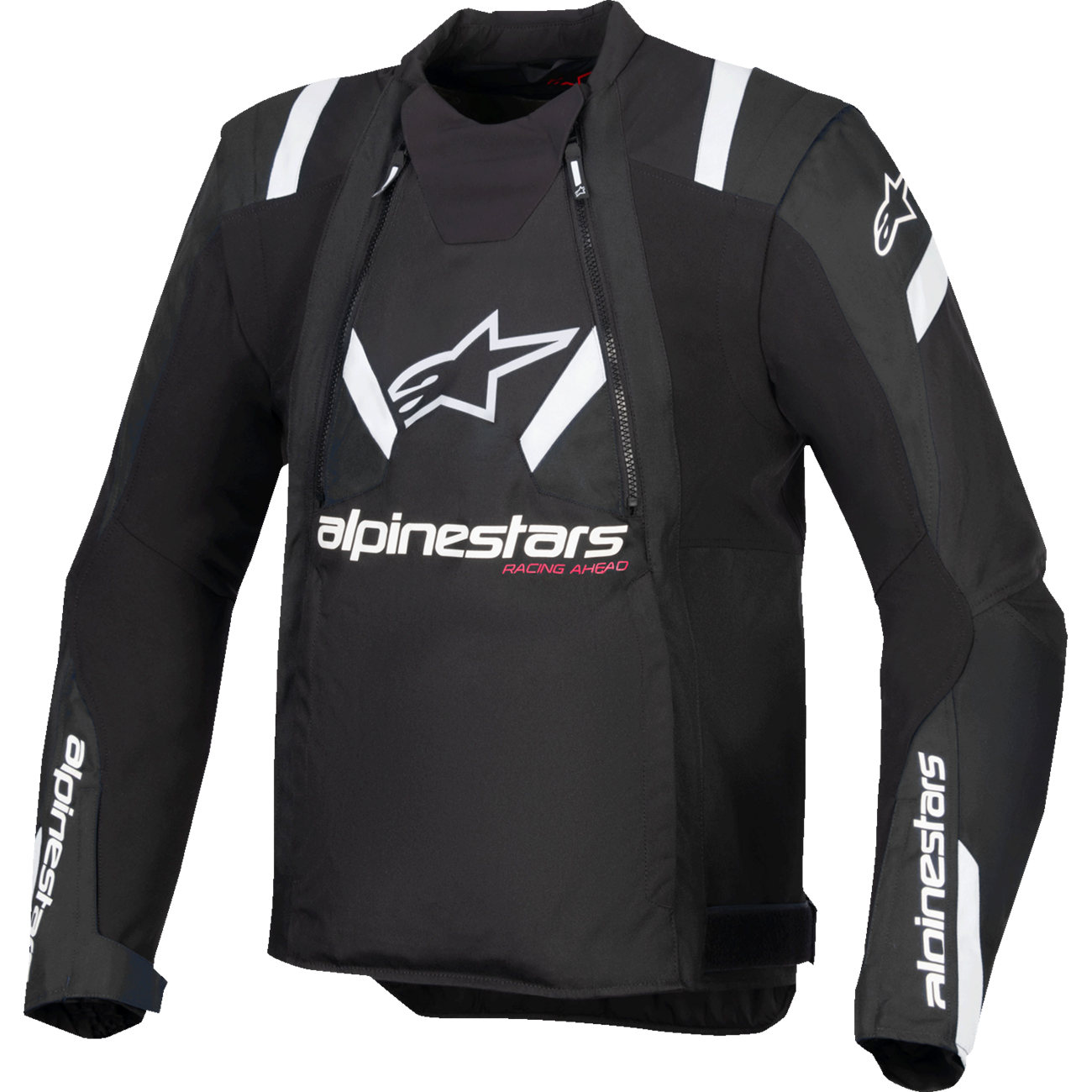 ALPINESTARS T-Stunt Air Jacket - Black/White - Large 3301825-12-L