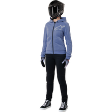 ALPINESTARS Stella Chrome v2 Sport Hoodie - Blue Violet/White - Medium 4210225-7185-M