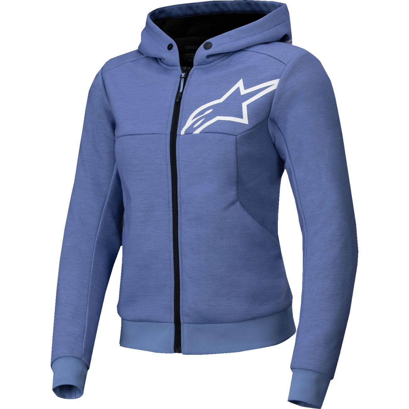 ALPINESTARS Stella Chrome v2 Sport Hoodie - Blue Violet/White - XL 4210225-7185-XL