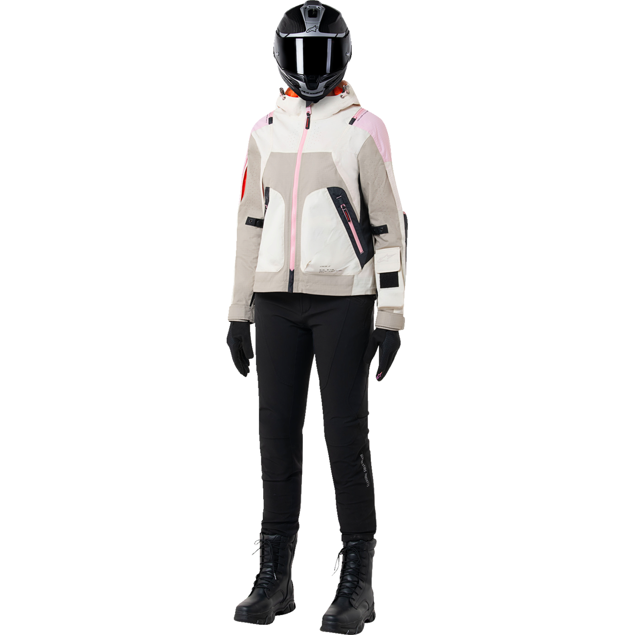 ALPINESTARS Stella Molly Air Jacket - Sand/Pink/Almond - Small 3310625-8029-S