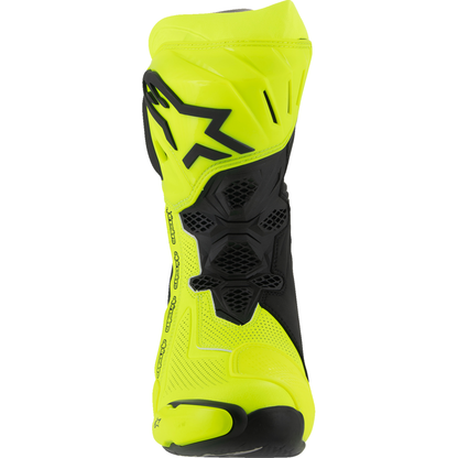 ALPINESTARS Supertech R Vented Boots - Fluorescent Yellow/Black - US 9 / EU 43 2220121-551-43