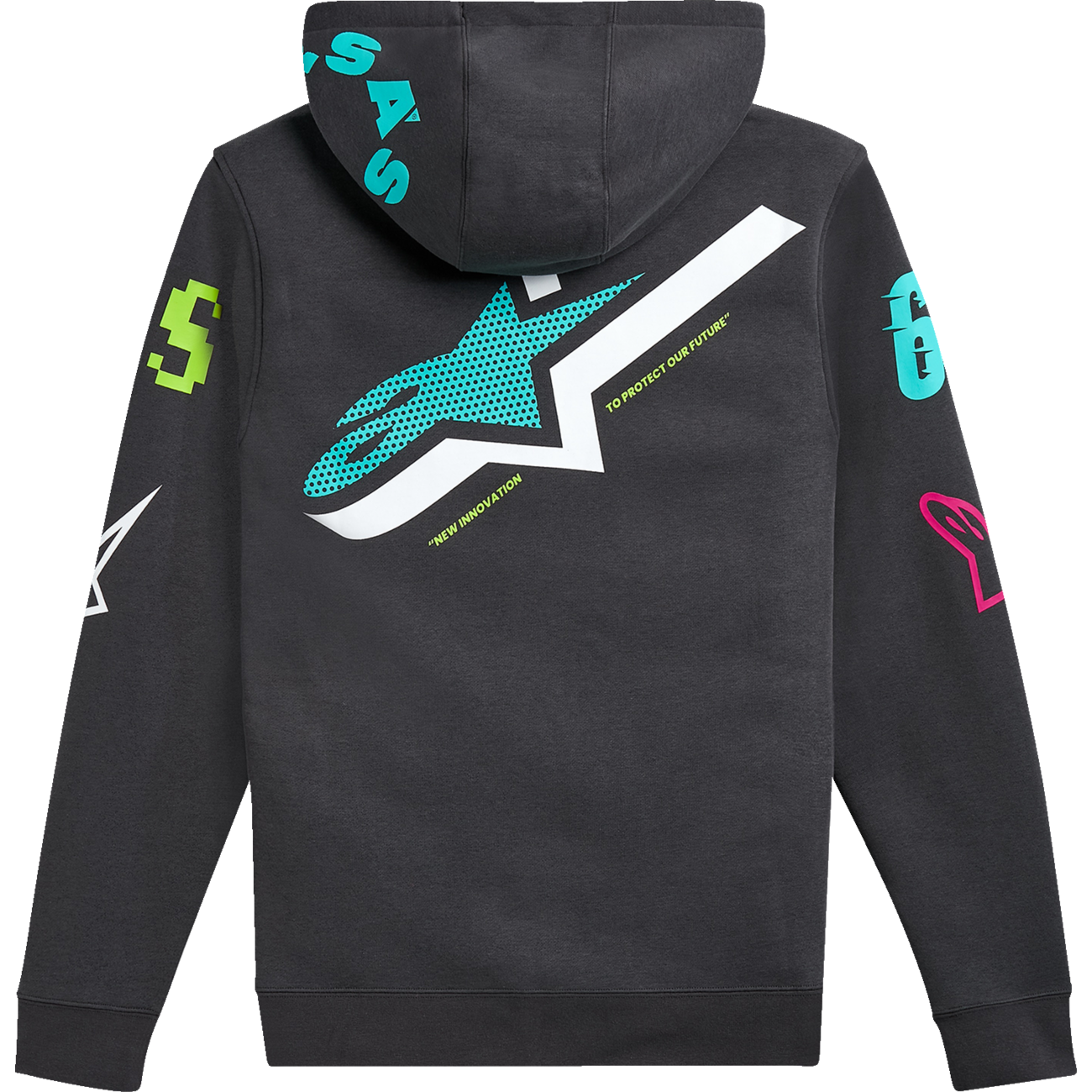 ALPINESTARS Variegate Zip Hoodie - Gunmetal - XL 1215-53200-190-XL