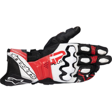ALPINESTARS GP Plus R V3 Leather Gloves - Black/White/Bright Red - Small 3550825-1304-S