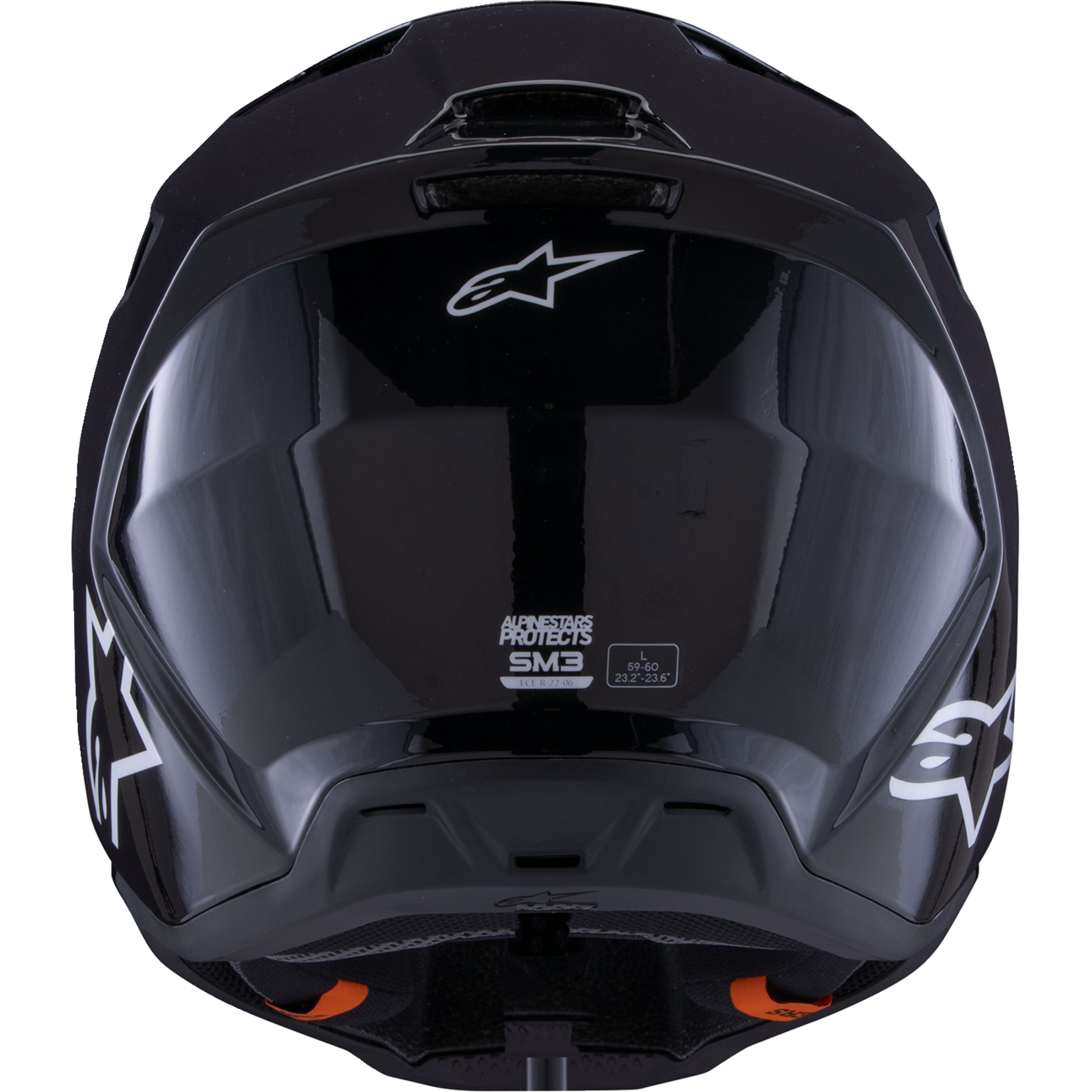 ALPINESTARS SM3 Helmet - Solid - Gloss Black - Large 8300326-1180-L