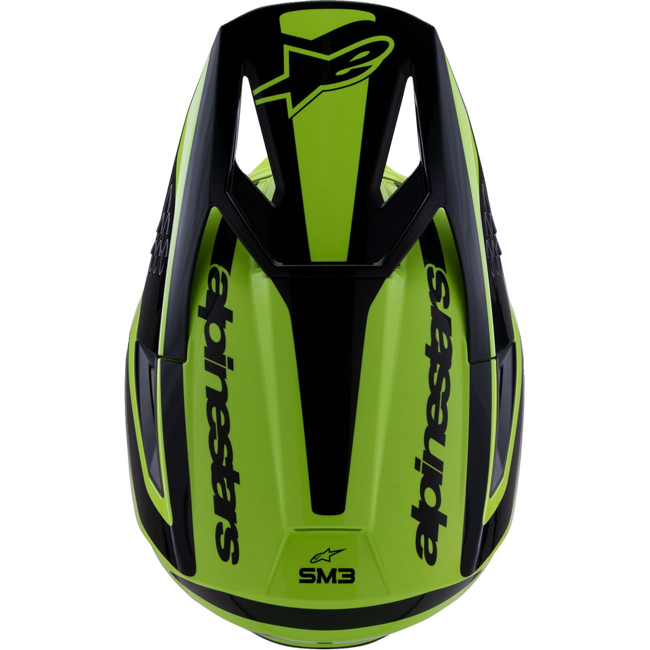 ALPINESTARS SM3 Helmet - Heat - Gloss Yellow Fluo/Black - Large 8301026-5011-L