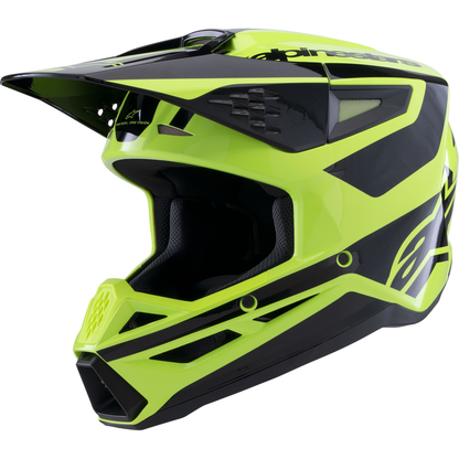ALPINESTARS SM3 Helmet - Heat - Gloss Yellow Fluo/Black - Medium 8301026-5011-M