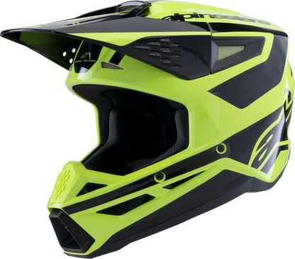 ALPINESTARS SM3 Helmet - Heat - Gloss Yellow Fluo/Black - 2XL 8301026-5011-XXL