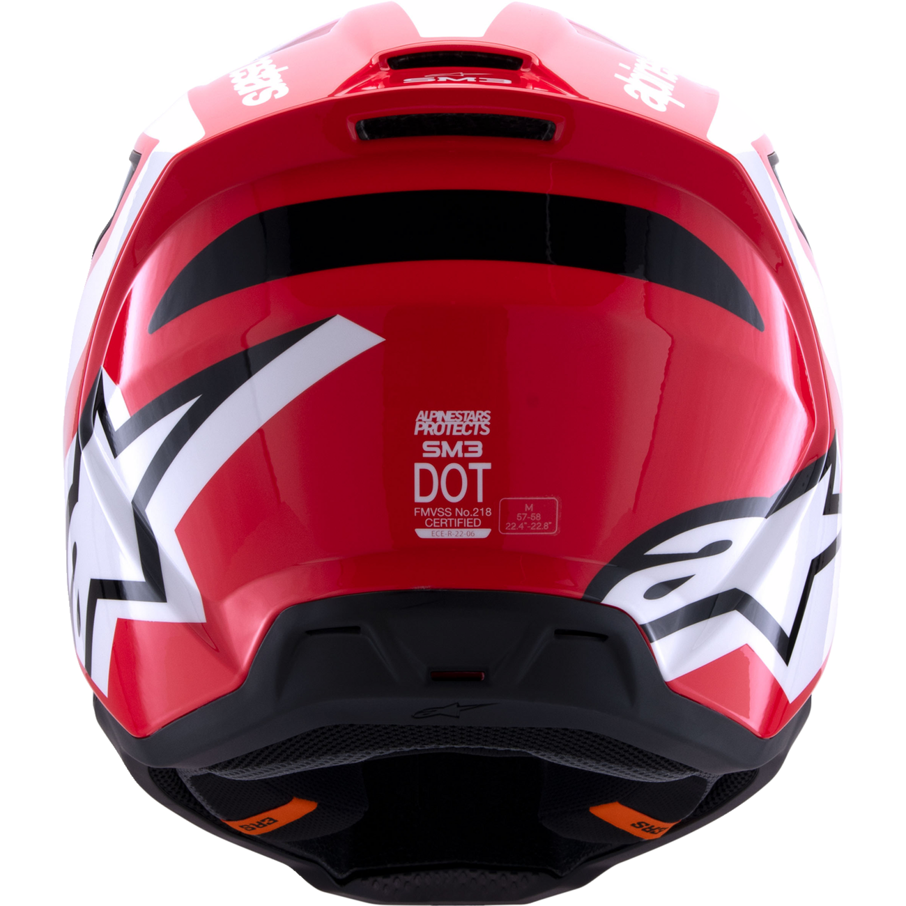ALPINESTARS SM3 Helmet - Heat - Gloss Red/White/Black - XL 8301026-3126-XL