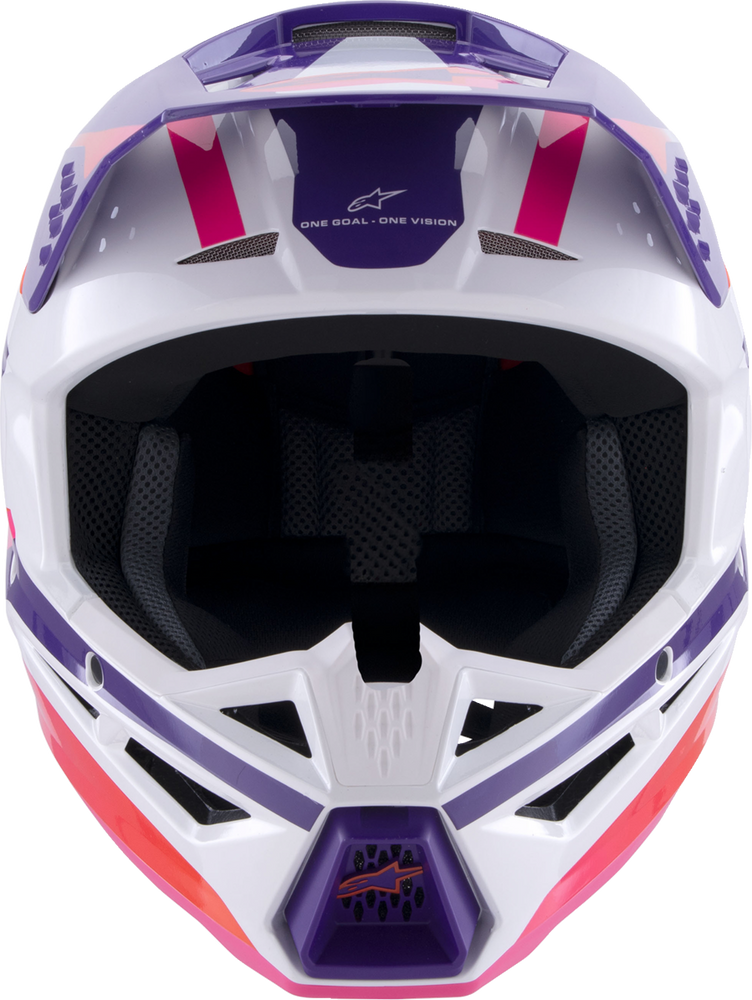 
                      
                        ALPINESTARS SM3 Helmet - Heat - Gloss White/Purple/Pink - Medium 8301026-2052-M
                      
                    