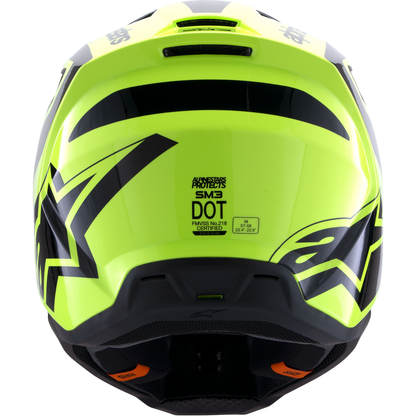ALPINESTARS SM3 Helmet - Heat - Gloss Yellow Fluo/Black - Medium 8301026-5011-M