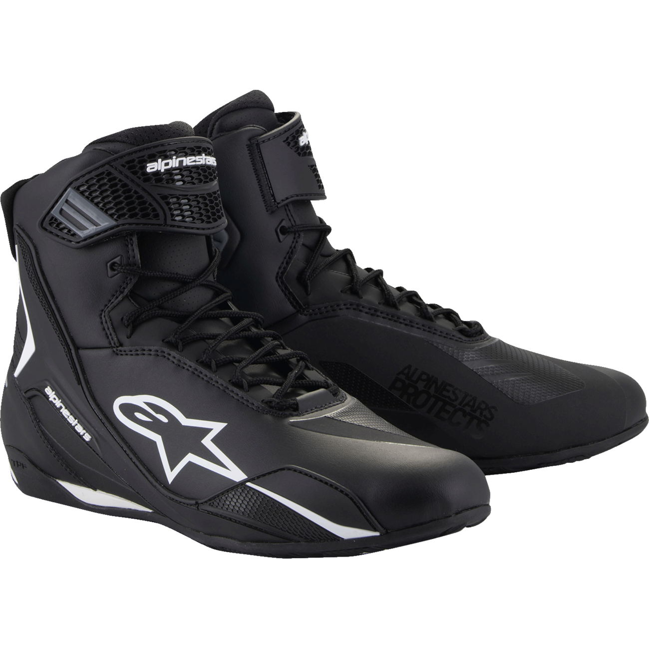 ALPINESTARS Faster-4 Shoes - Black/White - US 10.5 2510425-12-105