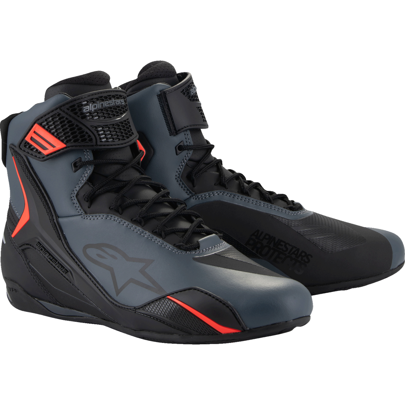 ALPINESTARS Faster-4 Shoes - Black/Gray/Red - US 8.5 2510425-1130-79
