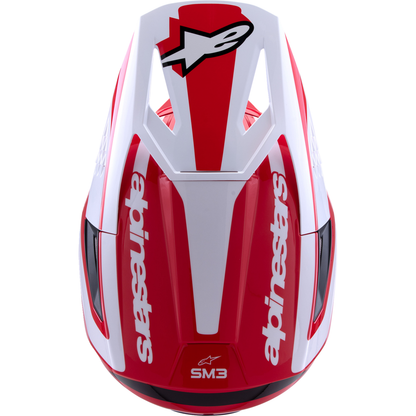 ALPINESTARS SM3 Helmet - Heat - Gloss Red/White/Black - Medium 8301026-3126-M