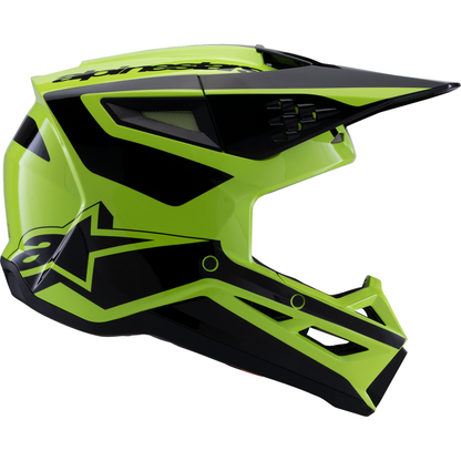 ALPINESTARS SM3 Helmet - Heat - Gloss Yellow Fluo/Black - Medium 8301026-5011-M