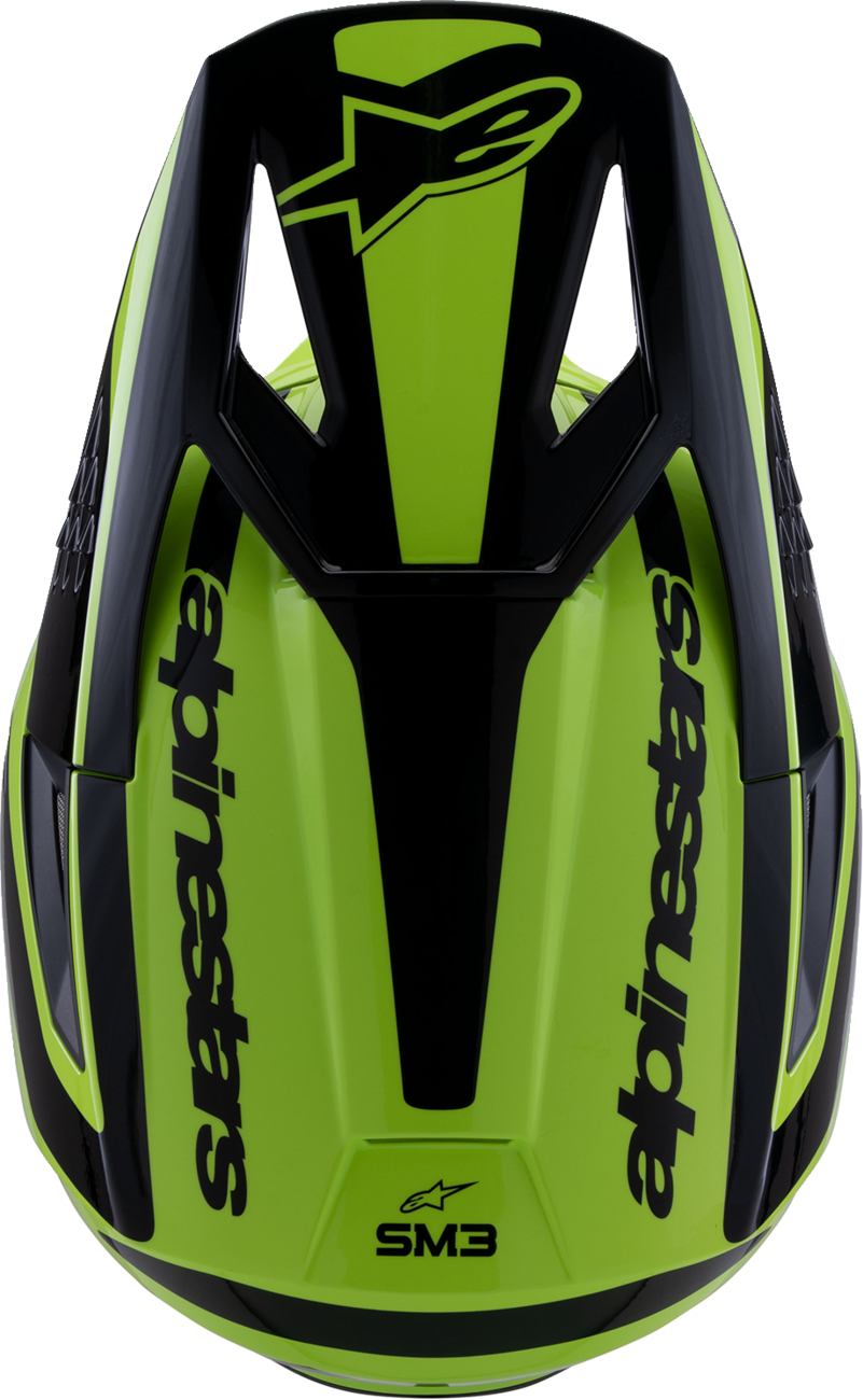 ALPINESTARS SM3 Helmet - Heat - Gloss Yellow Fluo/Black - XS 8301026-5011-XS