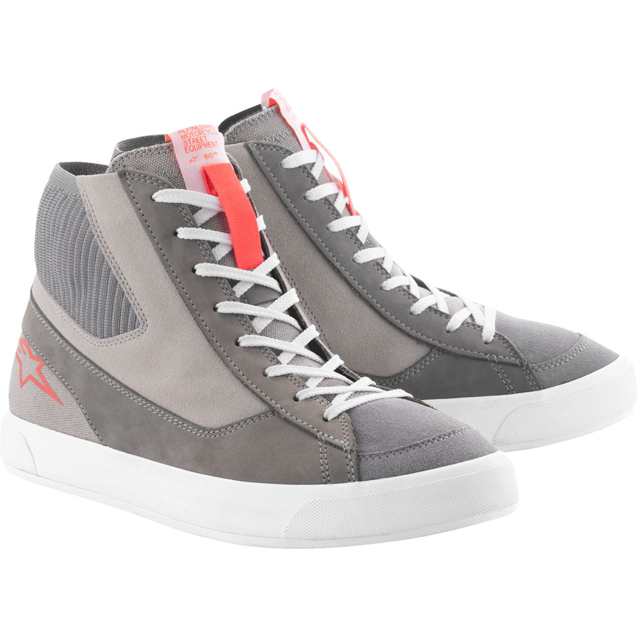 ALPINESTARS Stated Shoes - Gray/Red/White - US 12 / EU 45.5 2540124-9251-12