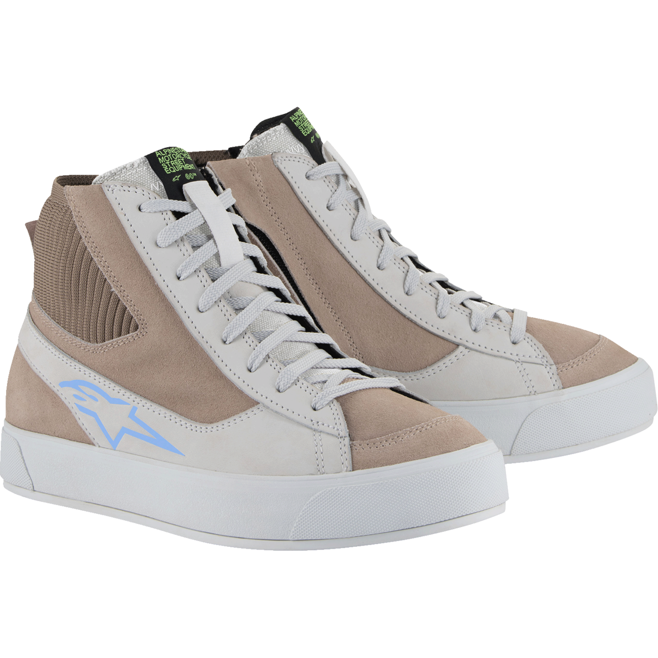 ALPINESTARS Stella Stated Podium Shoes - White/Brown - US 8 / EU 40 2540224-2008-8