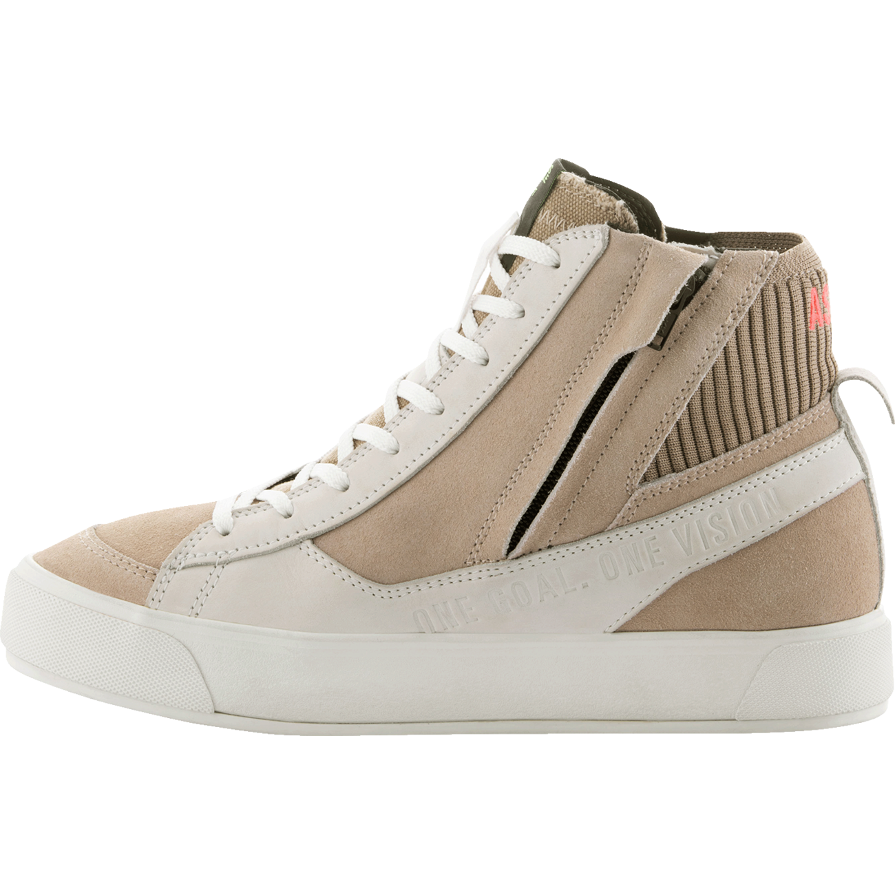 ALPINESTARS Stella Stated Podium Shoes - White/Brown - US 11 / EU 43.5 2540224-2008-11