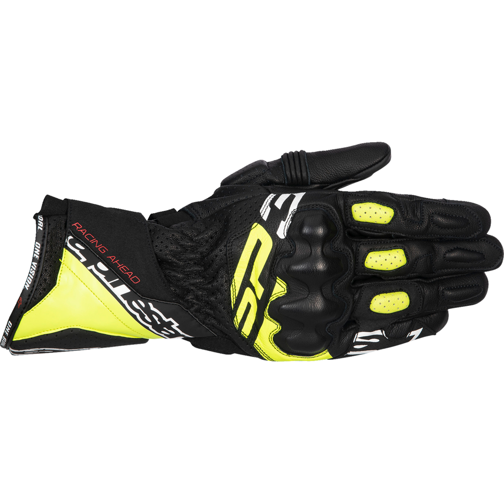 ALPINESTARS SP-3 Gloves - Black/Fluo Yellow/White - 3XL 3550925-158-3X