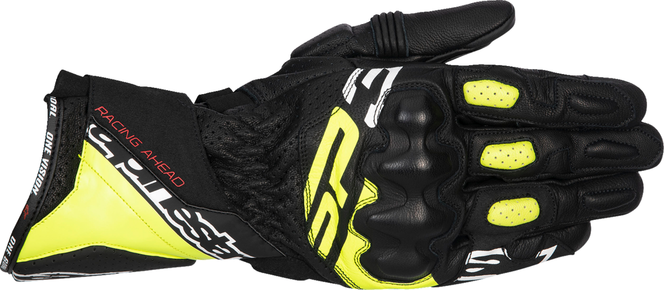 ALPINESTARS SP-3 Gloves - Black/Fluo Yellow/White - 2XL 3550925-158-2X