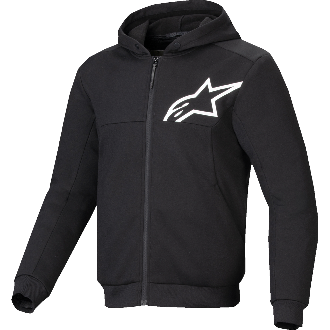 ALPINESTARS Chrome v2 Sport Hoodie - Black/White - Small 4200325-12-S