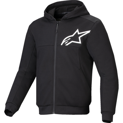 ALPINESTARS Chrome v2 Sport Hoodie - Black/White - Small 4200325-12-S