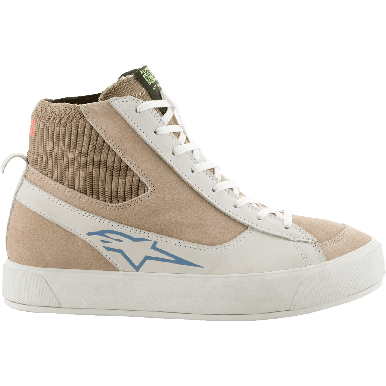 ALPINESTARS Stella Stated Podium Shoes - White/Brown - US 9 / EU 41 2540224-2008-9