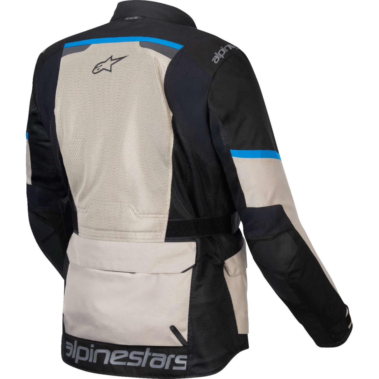 ALPINESTARS Andes Air Drystar? Jacket - Black/Laurel Gray/Bright Blue - Large 3207924-1479-L
