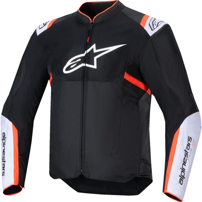 ALPINESTARS T-SPS Air v2 Jacket - Black/White/Red Fluo - 4XL 3301025-1231-4XL