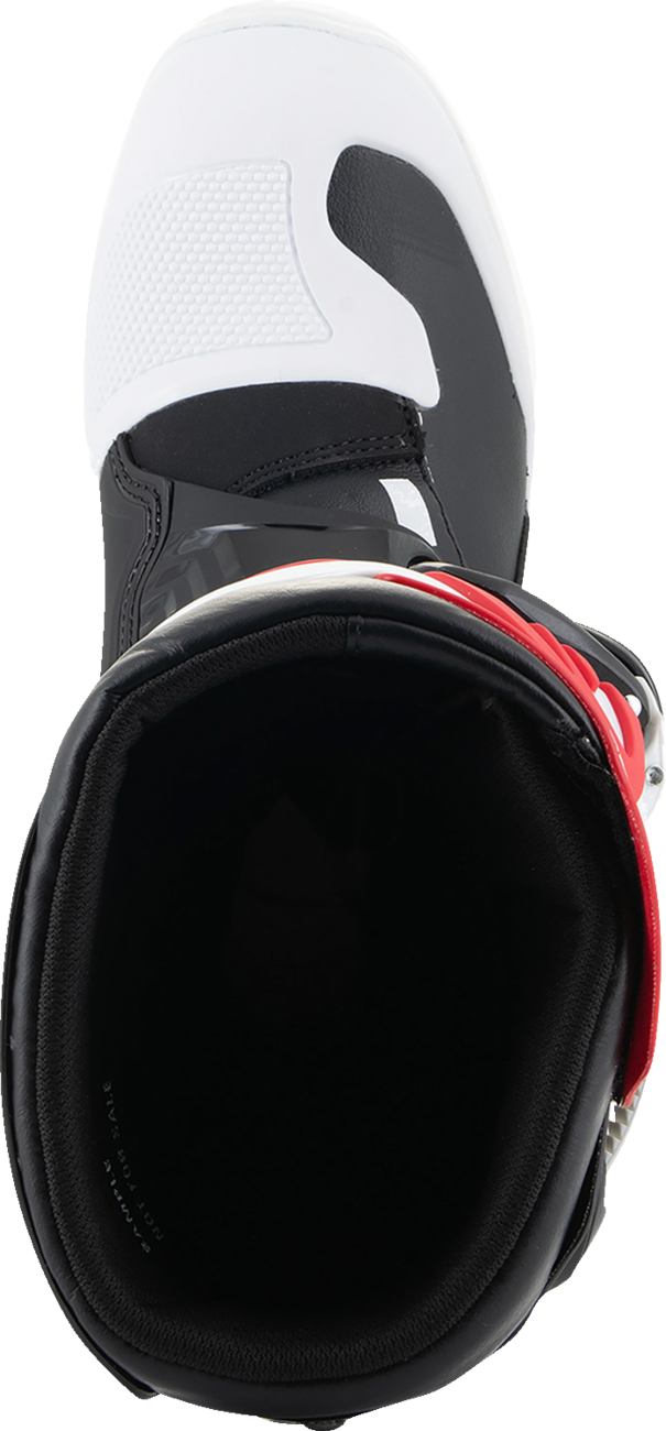 ALPINESTARS Youth Tech3S Boots - White/Black/Red - US 4 / EU 37 2014024-2030-4
