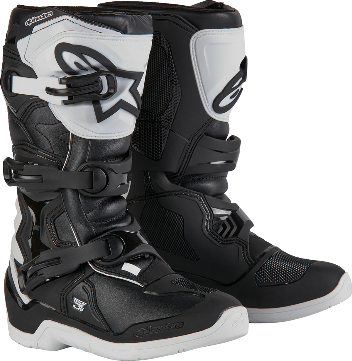 ALPINESTARS Youth Tech3S Boots - Black/White - US 7 / EU 40.5 2014024-21-7