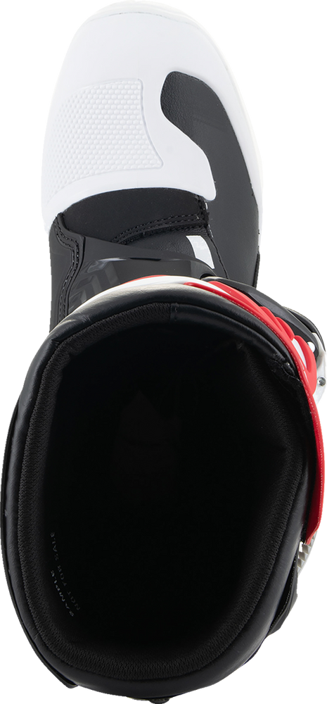 ALPINESTARS Youth Tech3S Boots - White/Black/Red - US 6 / EU 39 2014024-2030-6