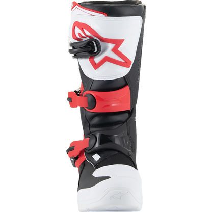 ALPINESTARS Youth Tech3S Boots - White/Black/Red - US 5 / EU 38 2014024-2030-5