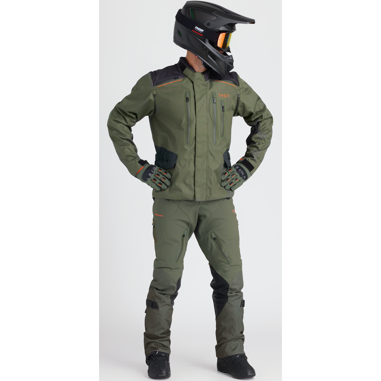 THOR Range Pants - Army/Orange - US 42 2901-12112