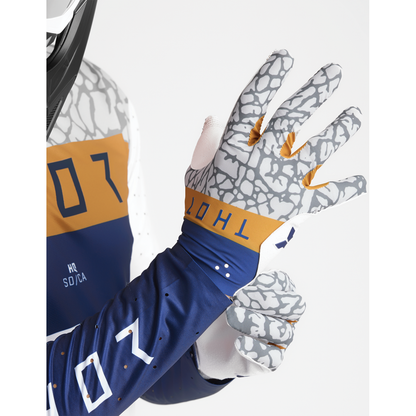 THOR Sportmode Bravo Gloves - Navy/Copper - XS 3330-8236