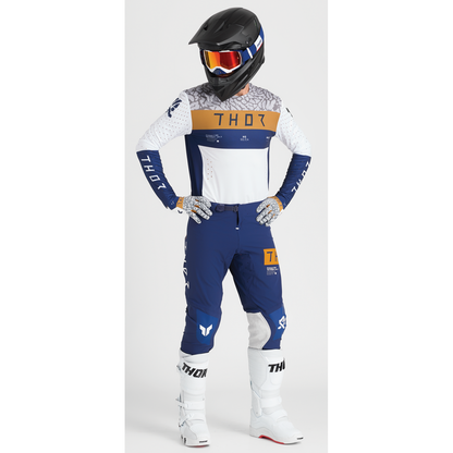 THOR Sportmode Bravo Gloves - Navy/Copper - XS 3330-8236