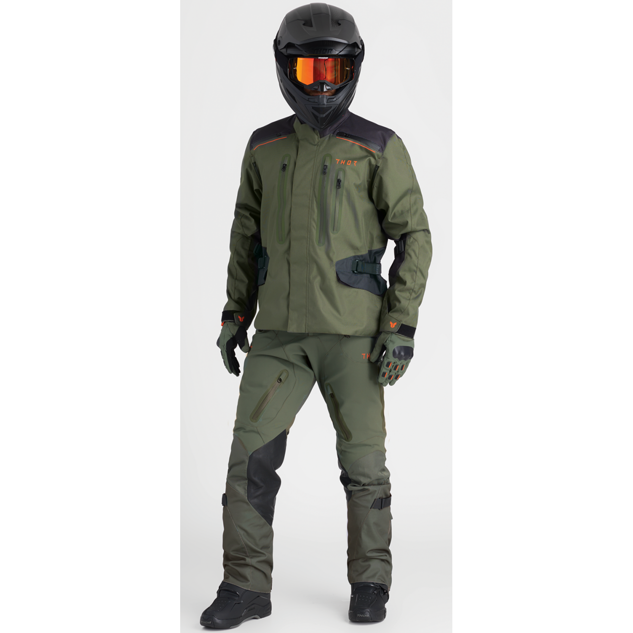 THOR Range Pants - Army/Orange - US 44 2901-12113