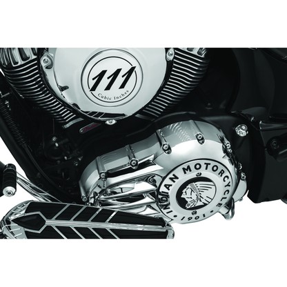 Kuryakyn Rear Oil Panel Accent Chrome Indian