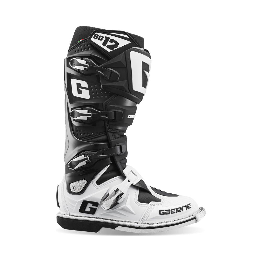 Gaerne SG12 Boot Black/White Size - 11