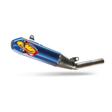 Factory 4.1 Rct Anod Ti S/O W/Blue C/F End Cap