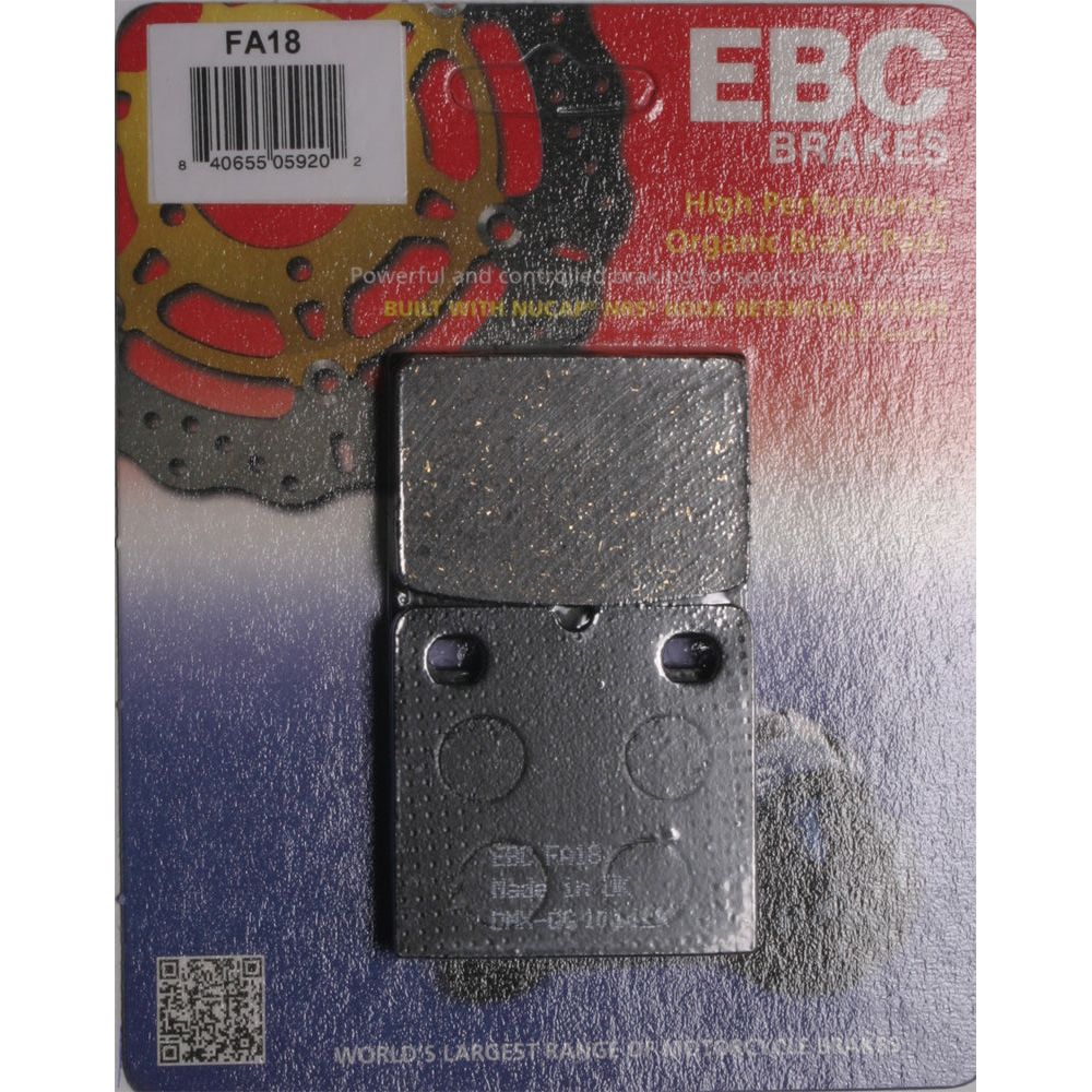 Brake Pads Fa18 Organic