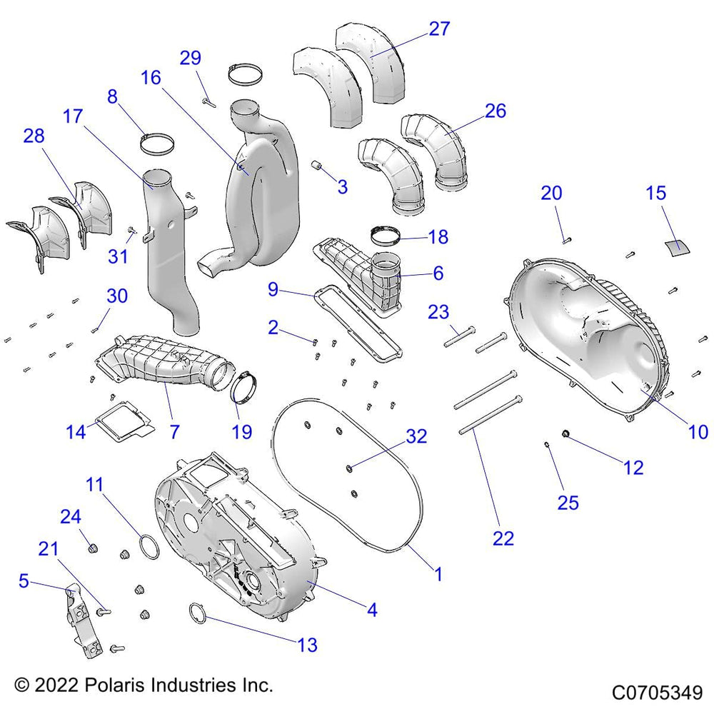 
                      
                        Polaris RZR Inlet Hose, Genuine OEM Part 5415215, Qty 1
                      
                    